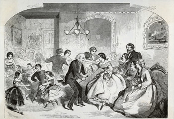 Thanksgiving - Dance. Date: 1858
