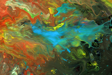 Watercolor poisonous background.