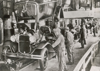 Ford Assembly Line 1929. Date: 1929