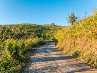country road in the mountain