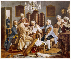 Haydn Performs  Hungary. Date: circa 1780