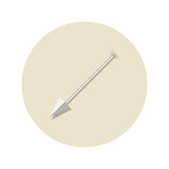Arrow flat circle icon.
