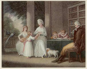 Family Scene 1793. Date: 1793