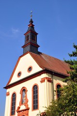 Fototapeta premium St.Lauritiuskirche in Hemsbach