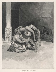 Maori Greeting. Date: 1891