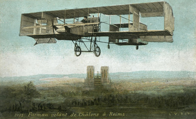 Farman Biplane. Date: 1909