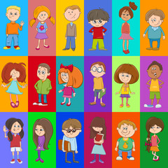 decorative pattern design with kids