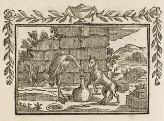 Myth - Mythology - Fox - Stork