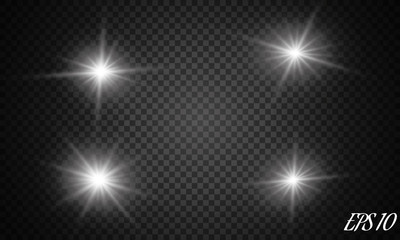 Vector isolated spotlight. Light effect