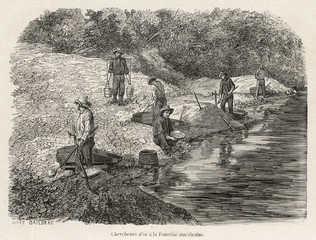 Gold in California. Date: 1853