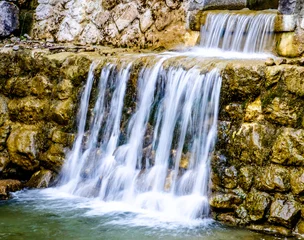 Foto op Plexiglas small waterfall © fottoo