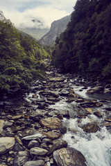 Gebirgsbach Neuseeland