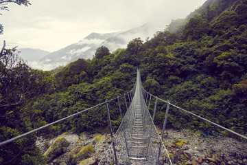 H&auml;ngebr&uuml;cke in Neuseeland