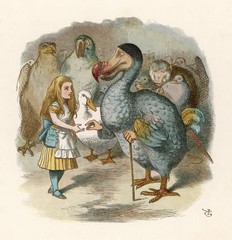 Carroll - Alice - the Dodo. Date: 1865