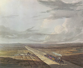 Rail - Chat Moss - 1831. Date: 1830