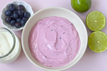 Blaubeer- Pudding