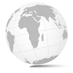 map political abstract of the world