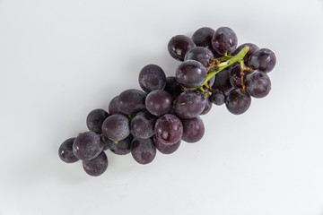 grapes bunch isolated on white background