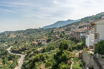 Obraz premium Landscape of Pedrobernardo, Avila, Spain
