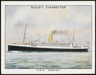 Orduna Steamship. Date: 1914