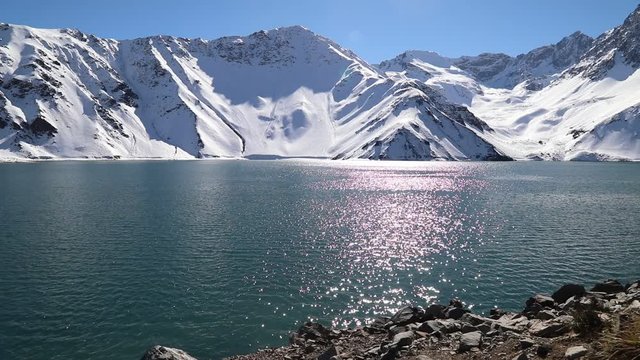 Embalse El Yeso - Stunning reservoir located in the Andes in Chile