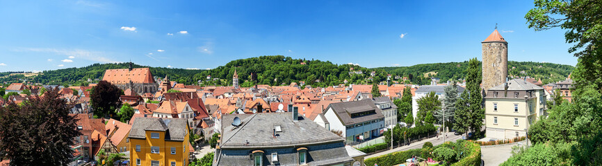 Fototapeta na wymiar Panorama Schwäbisch Gmünd