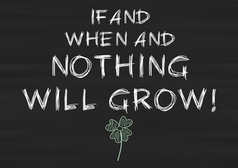 Obraz premium if and when