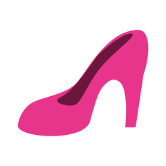 stiletto heel shoe icon image vector illustration design 
