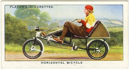 Velocar Horizontal Bike. Date: 1933