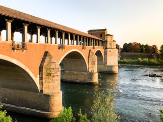 Fototapeta premium Sunset in Pavia 2