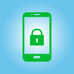 Internet security concept  icon. Identification and protection symbol.