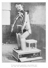 Robot character from a play by Karel Capek. Date: 1929
