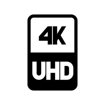4k Ultra HD format logo