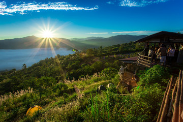 Phu Lung Ka At Sunrise, cloud in vale .