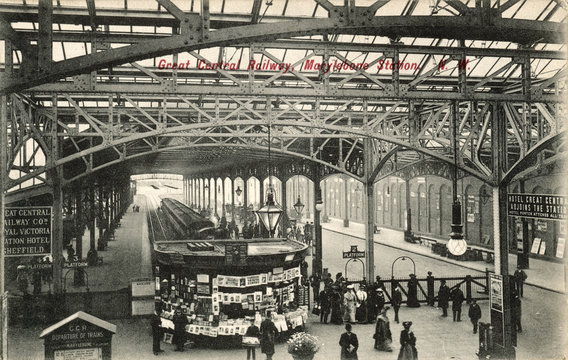 Marylebone Station. Date: 1906