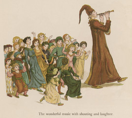 Pied Piper - Greenaway - Kid
