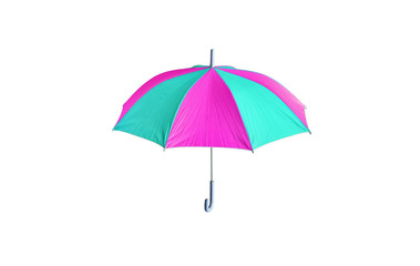 colorful umbrella,isolated on white background with clipping path.
