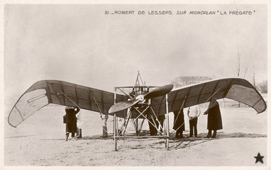 De Lesseps Monoplane. Date: 1910