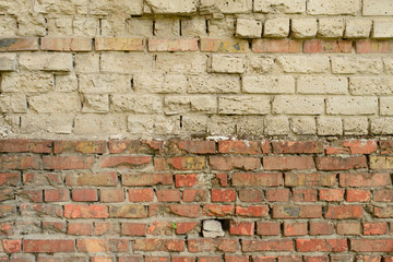 Brick texture with scratches and cracks