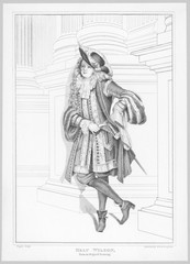 Fototapeta na wymiar Circa 1690 'Beau' (Costume). Date: circa 1690