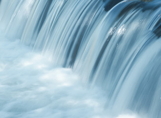 Fototapeta na wymiar water waterfall drops foam current