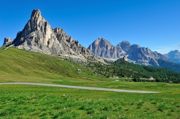 Fototapeta na wymiar Passo Giau, Cortina d'Ampezzo, Dolomiti, Italia