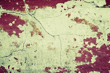 Colorful abstract wall background. Classic view of grunge concrete texture for design.
