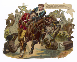 Fototapeta na wymiar Battle of El Teb 1884. Date: 28th February 1884