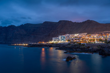 Los Gigantes night landscape