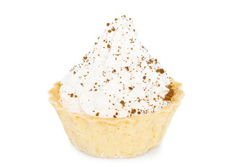 fresh cake isolated on a white background