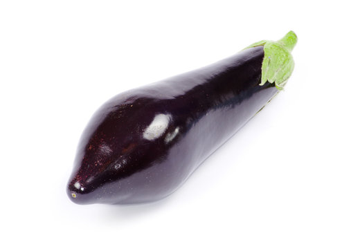 aubergine isolated on white background