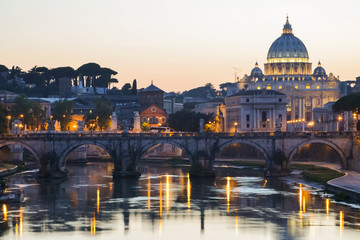 Obraz premium Bazylika św. Piotra w Watykanie 
