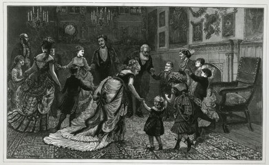 Dancing in the New Year. Date: 1873
