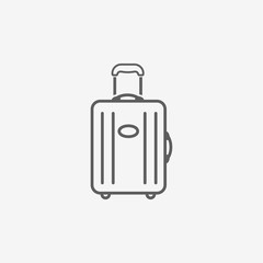 luggage modern icon